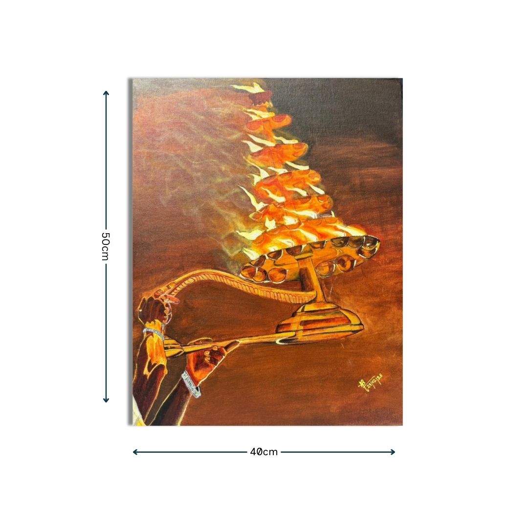 Sacred Flame Painting - Image 2