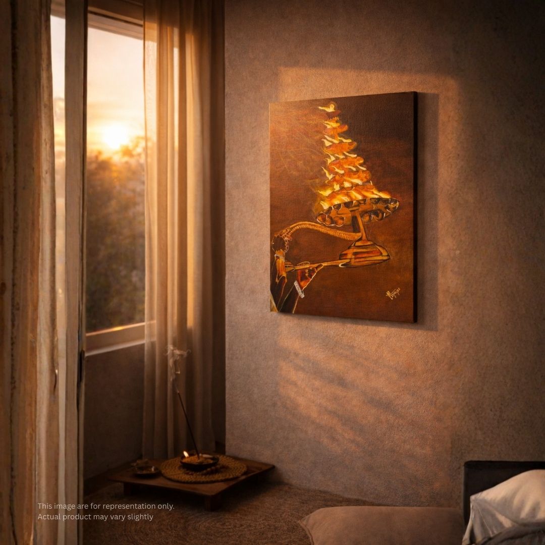 Sacred Flame Painting - Image 3